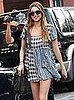 Whitney Port Wears a Patchwork Dress