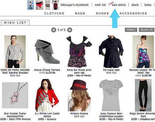 New and Improved ShopStyle Sale Alerts (Yay)