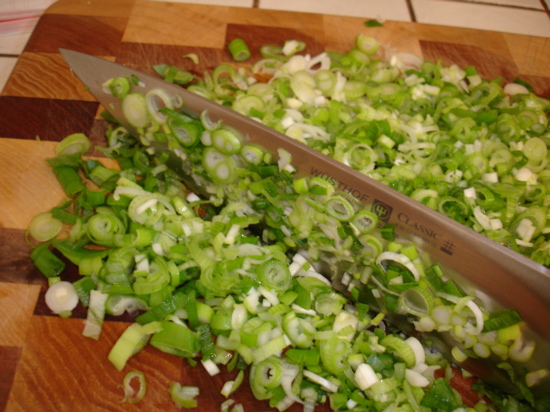 Chop them very finely Chop them very finely