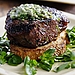 Texas Toasts With Filet Mignon, Watercress, and Herb Butter
