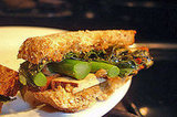 Tofu and Chinese Broccoli Sandwich Tofu and Chinese Broccoli Sandwich