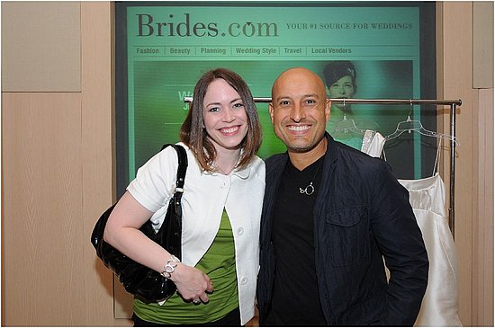 Me with famous wedding gown designer Angel Sanchez!