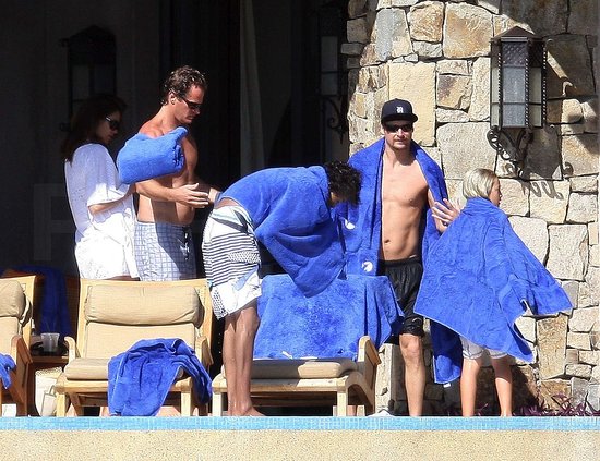 Shirtless Clooney Brings a Happy 09 Shirtless Clooney Brings a Happy 09