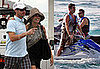 Photos of Ryan Seacrest and Simon Cowell of American Idol Shirtless Jet-Skiing in the Bahamas