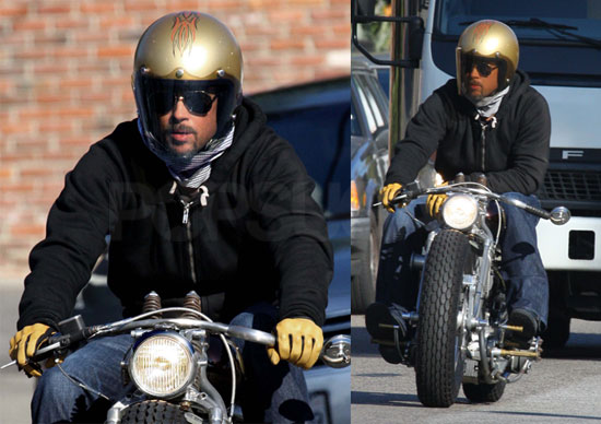 Brad Pitt Goes For a Ride Brad Pitt Goes For a Ride