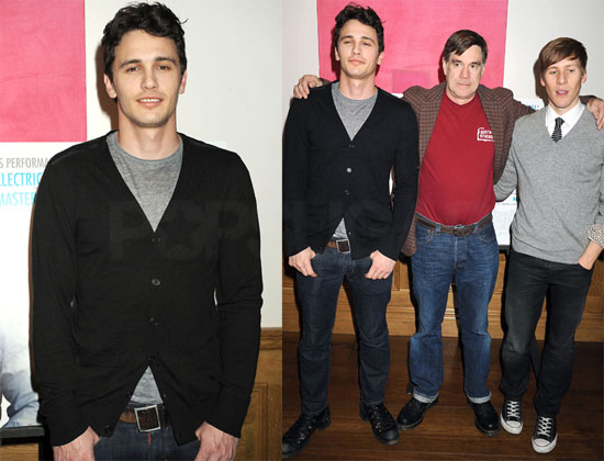 James Franco in London for Milk