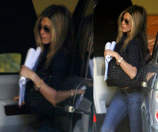 Jennifer Aniston Out Doing Business