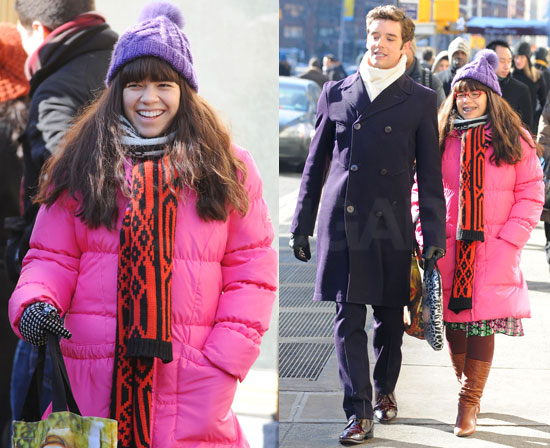 America Ferrera on the Set