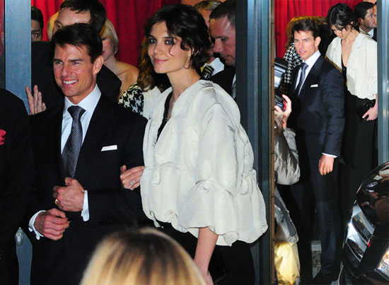 Tom Cruise and Katie Holmes 
