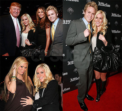 Photos of Heidi Montag and Spencer Pratt with Donald Trump and Jenna Jameson at WAMMA Championships