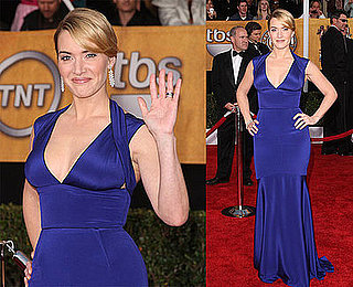 Kate Winslet Slips Into Beautiful Blue For SAGs