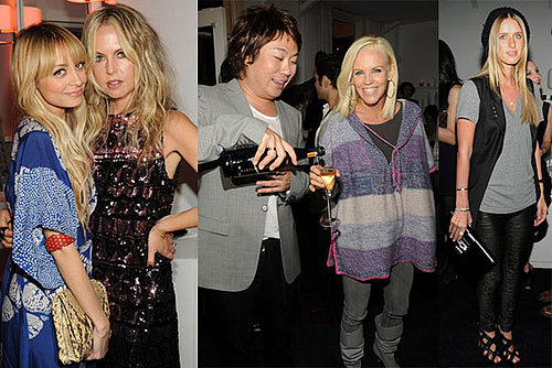 Photos of Nicole Richie, Rachel Zoe, Benji Madden, Nicky Hilton at Byron and Tracey Salon Party in LA