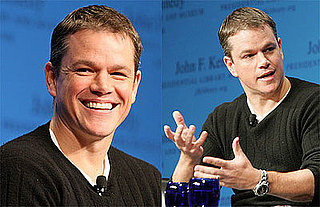 Matt Damon Challenged to Bring That Smile to a Debate