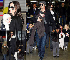 Brad and Angelina Show Off Knox and Vivienne!