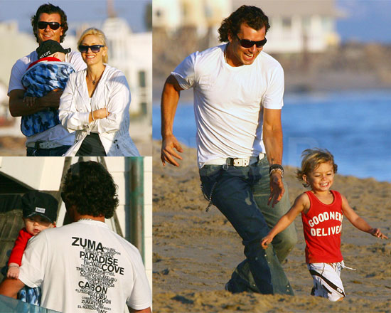 Stefani-Rossdales at the Beach