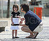 Photo of Katie Holmes and Suri Cruise at the Copacabana Beach in Rio