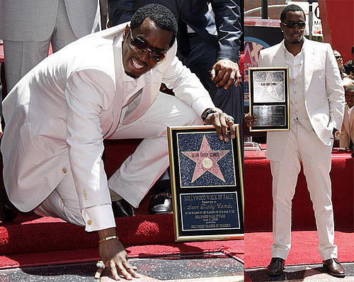Diddy Gets a Star on the Hollywood Walk of Fame