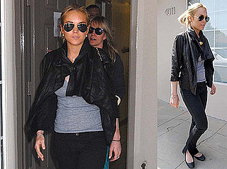 Lindsay Lohan Drinking in NYC, Stealing Fur Coat
