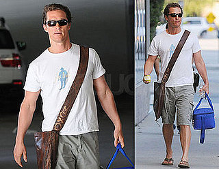 Soon-to-be Dad Matthew McConaughey Brings His Lunch to Work in a Lunch-Box