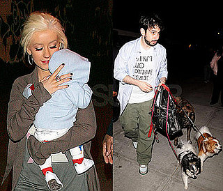 Christina Aguilera Brings Out Baby Max in New York