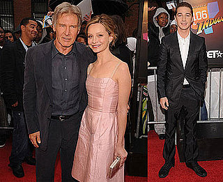 Photos of Shia LaBeouf and Harrison Ford At NYC Indiana Jones Premiere