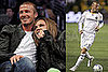 Photos of Victoria and David Beckham at the Galaxy Game