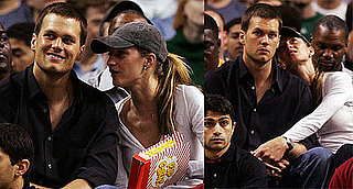 Tom and Gisele Keep the Bench (and Each Other) Warm