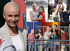 Photos of Bald Cameron Diaz on the Set of "My Sister's Keeper" Photos of Bald Cameron Diaz on the Set of "My Sister's Keeper"