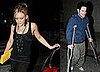 Hilary Duff and Mike Comrie Go Out in LA, With Him on Crutches