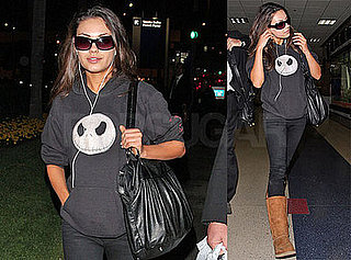 Mila Kunis Is Back (in LA) in Black