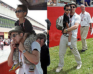 Brad and Maddox's Day at the Races