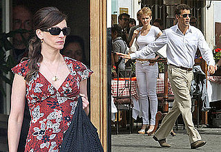 Clive Owen and Julia Roberts on the Set of Duplicity