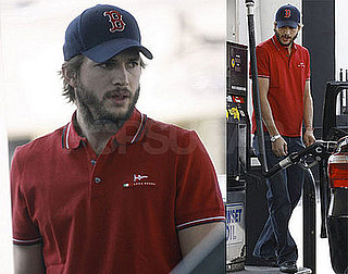 Ashton Kutcher Fills Up His Tank
