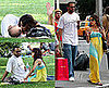 Photos of Eva Longoria and Tony Parker Kissing in Central Park