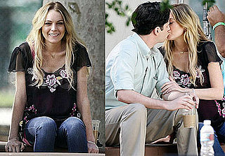 Photos of Lindsay Lohan Kissing her Costar From Labor Pains