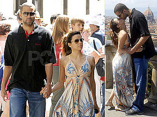 Photos of Eva Longoria and Tony Parker in Florence, Italy