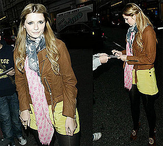 Mischa Barton at Harvey Nichols in London