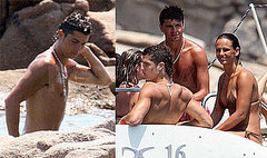 Photos of Cristiano Ronaldo and Bikini-Wearing Nereida Gallardo in Sardinia