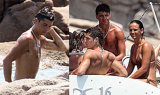 Photos of Cristiano Ronaldo and Bikini-Wearing Nereida Gallardo in Sardinia