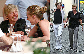 Photos of Ellen DeGeneres and Portia de Rossi in Rome