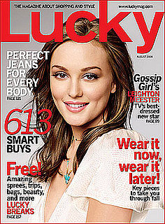 Leighton Meester On Lucky Magazine August 2008