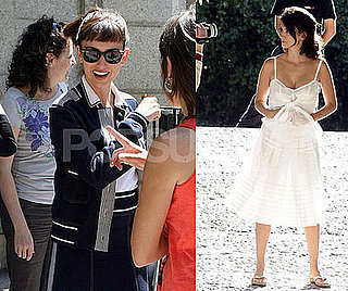 Photos of Penelope Cruz on the Set of Broken Embraces in Madrid