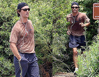 Matthew Takes a Daddy Break to Take a Jog