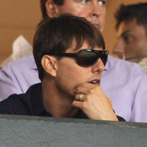 Photos of Tom Cruise at the Galaxy Game