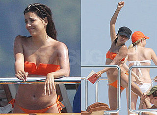 Eva Longoria Bikini Photos in Portofino with Tony Parker