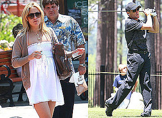 Photos of Lance Armstrong and Kate Hudson Golfing in Tahoe