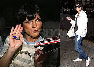 Photos of Selma Blair out Promoting Hellboy II: The Golden Army