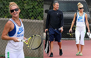 Photos of Kate Hudson and Lance Armstrong on the Tennis Court