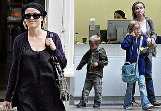 Photos of Reese Witherspoon in London with Ava and Deacon