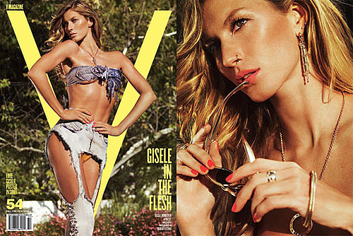Photos of Gisele Bundchen for V Magazine Fall 2008